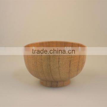 Eco-friendly wooden soup bowl for sale