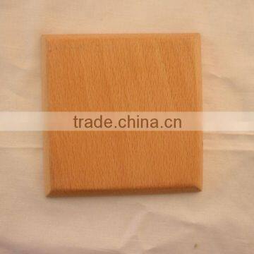 Customized beech material wooden coasters wholesale