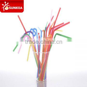 Long Thick Plastic Flexible Folding Drinking Straw Quality Choice photo-4