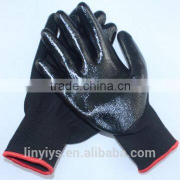 [Gold Manufacturer, Trade Assurance, Hot Sale] Wholesale 13 Gauge Nylon Glove Core Nitrile Coated Garden Glove photo-3
