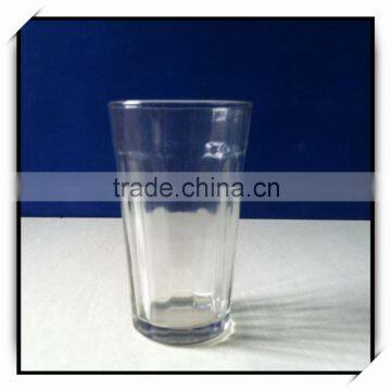 300ml Ribbed glass milk cup water cup tableware