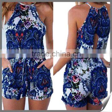 Alibaba seller good quality comfortable summer beach jumspuit for women