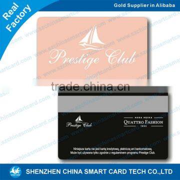 plastic discount card pvc hico 2750oe magnetic stripe card