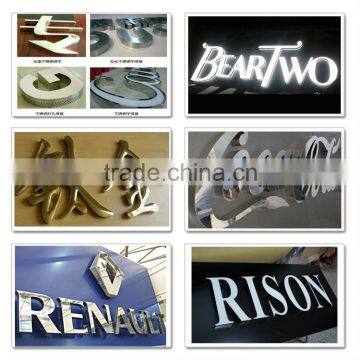 Advertising Stainless Words Slotting Machine photo-5