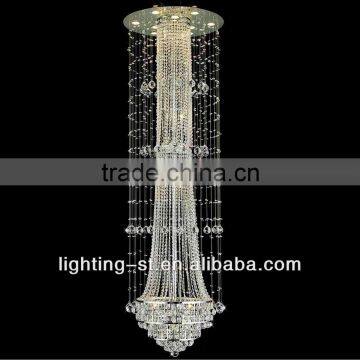 79'' Chateaux Modern Foyer Crystal Chandeliers with Mirror Stainless steel Base H6627C26C