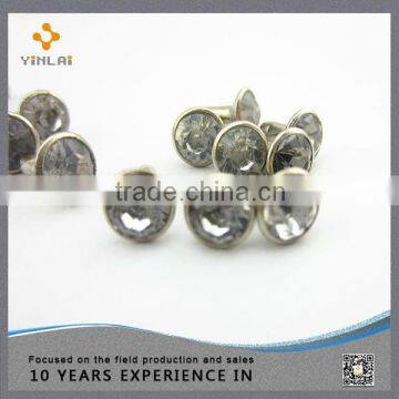 7mm decorative fashion round crystal rivet