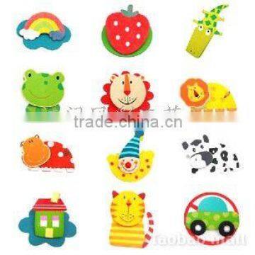 Wooden animal Fridge Magnet[wood craft in laser cut and engraving]