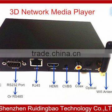 RDB SD Card USB,Micro usb,full hd 1080P hdd network media player HDMI CVBS COAX Optical MKV H.264 3D Media player DS009-12