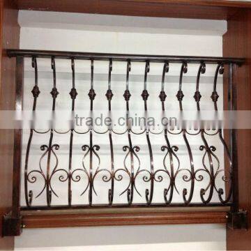 2014 Top-selling elegant wrought iron balcony fence designs