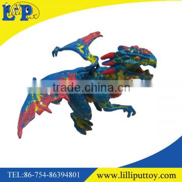 2 styles assorted plastic colorful magic dragon toy