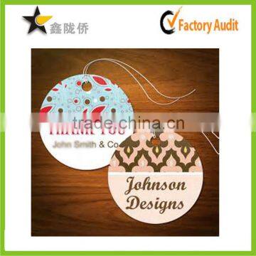 2015 Chinese factory custom round eco festival greeting thankyou cards