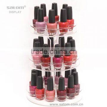 Rotating Nail Polish Display Rack In Custom Size And Logo From Guangzhou Satom