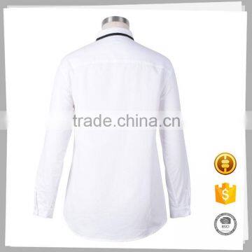 2016 New Fashion Design Professional Manufacture Adult Long Sleeve Blouse