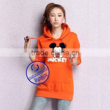 Custom Cheap Fleece Plain Fancy Hoodies for Women