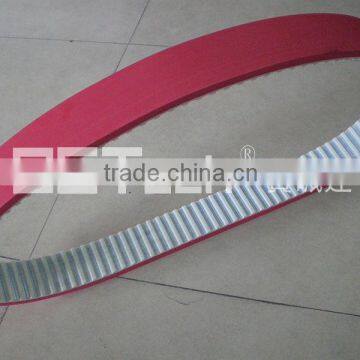 PU Timing Belt Coated With 8mm Red Rubber