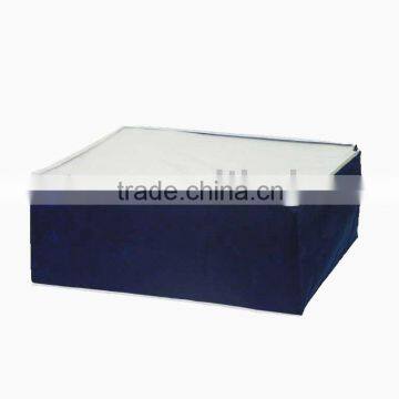Navy Blanket Storage Box