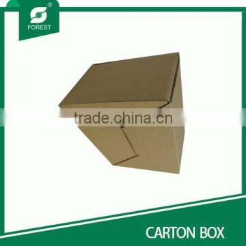 Plain Kraft Paper Cartons Corrugated Box Packaging Box photo-4