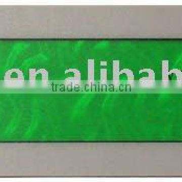 Transparent window membrane switch with LED lights