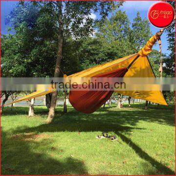 Ultralight Nylon Hanging Tent Waterproof UV Proof Hammock with Bed Net Sleeping Tent Camping Bed with Mosquito Net and Awning