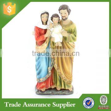 Hot sale hand made religious holy family resin crafts