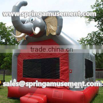 2016 Popular PVC material Elephant jumping castle inflatable bouncy castle for sale SP-AB031