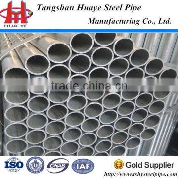 hollow section round galvanized steel pipe for greenhouse frame