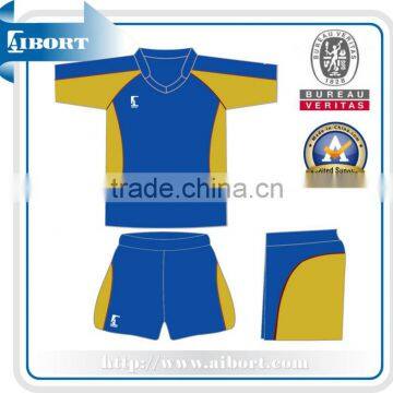 SUBRG-847-1 good quality blue yellow rugby clothes for sale