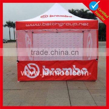 Custom printing Dye sublimation factory supply 2.5x2.5m folding tent