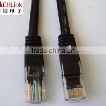 Black RJ45 LAN Cable