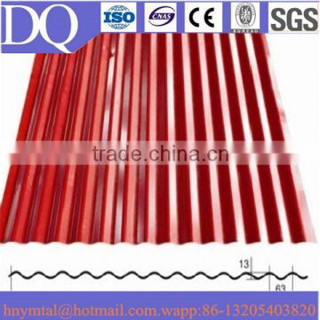 corrugated metal sheet/galvalume roofing sheets wave tile