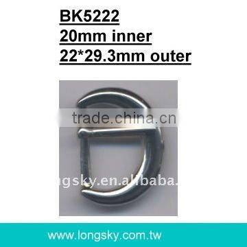 Zinc shoe belt buckle with prong (#BK5222/20mm inner)
