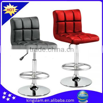 Hot sale comfortable swivel bar chairs with backrest