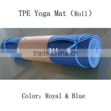 eco friendly TPE Yoga mat,1/2" thick yoga mat