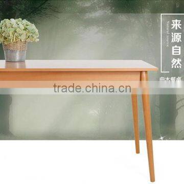 FIRST TOUCH birch veneer dining table AM-6009