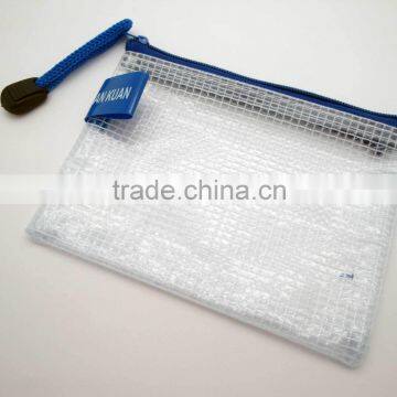 B7 SIZE PVC MESH ZIPPERED BAG