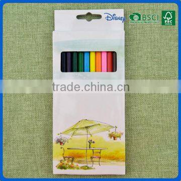 2016 Hot Sale Customized School Hexagonal 7 Inch 12 Colors Pencil Into Paper Box for Art photo-3