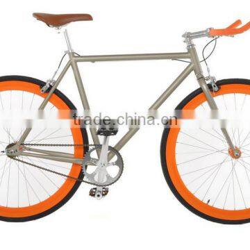 Single Speed Racing Bike, Fixie Bike Made in China, Fixed Gear Bicycle With Filp Flop Hub (PW-F700C018) photo-3
