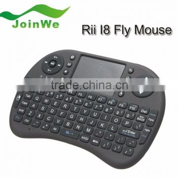 Wireless keyboard remote control I8 can be re-chargable