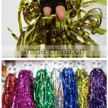 Metallic polyester film for cheerleaders shake flowers