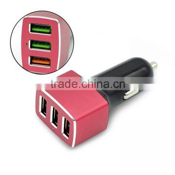 Three Ports USB Plug Car Charger Output 2.1A. 1.5A, 1.0A for Ipad, Iphone, Mobile photo-5