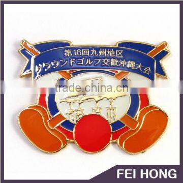 Wholesale souvenir gift Japan golf sport pin badge