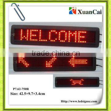 Single line P7.62-7x50R LED sign lighting