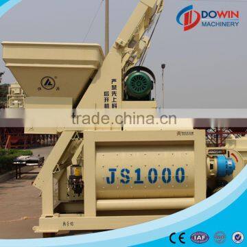 JS1000 automatic electric large capacity concrete mixer for construction