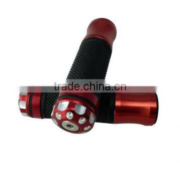 MOTORCYCLE 7/8" HANDLE BAR RUBBER GEL HAND GRIPS FOR SPORTS BIKE + BAR END BLACK