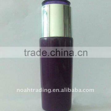 100ml purple glass body lotion bottle