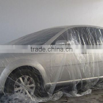 Plastic transparent Disposable Car Cover