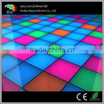 led colorful dance floor