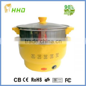 Cooking pasta pot pan with steam basket