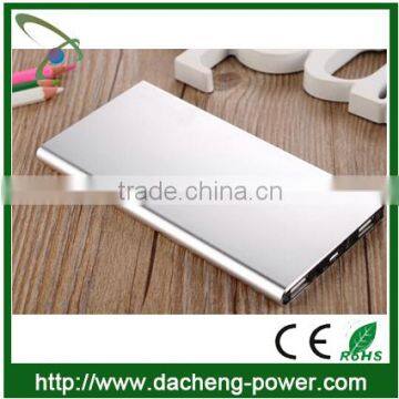 High efficiency outdoor 12000mah external portable power bank portable