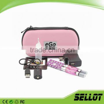 Beautiful Hot sale ego-t ce4 e cigs starter kit electronic cigarette colorful with zipper case